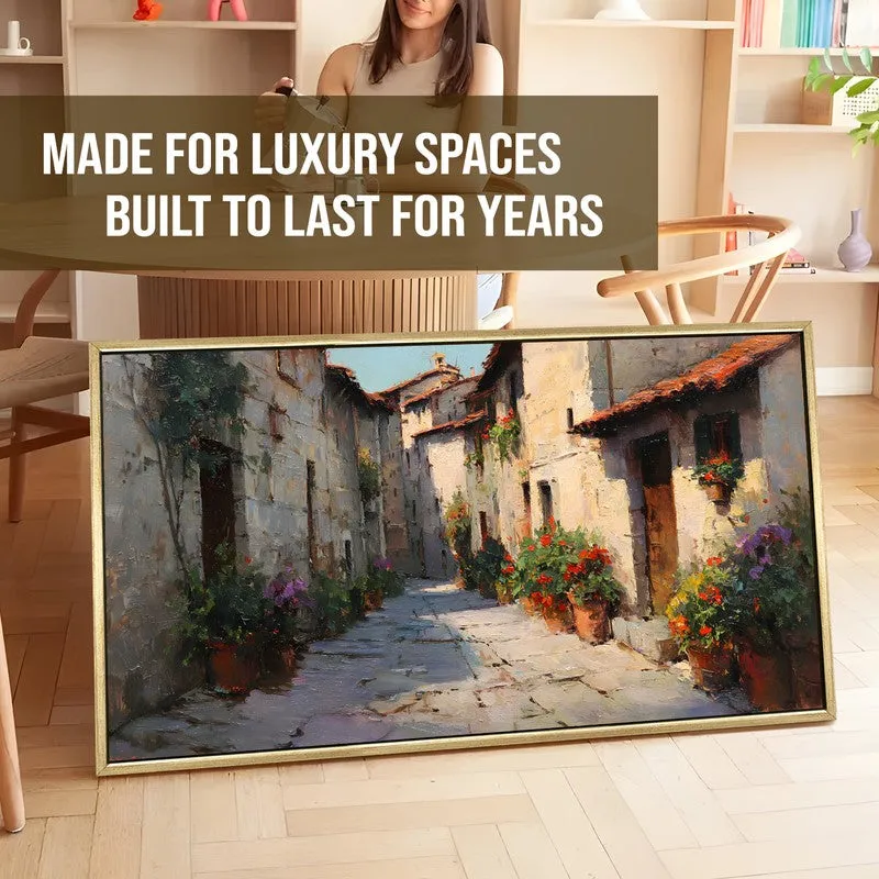 Literary Luster Canvas Wall Painting With Frame media 5
