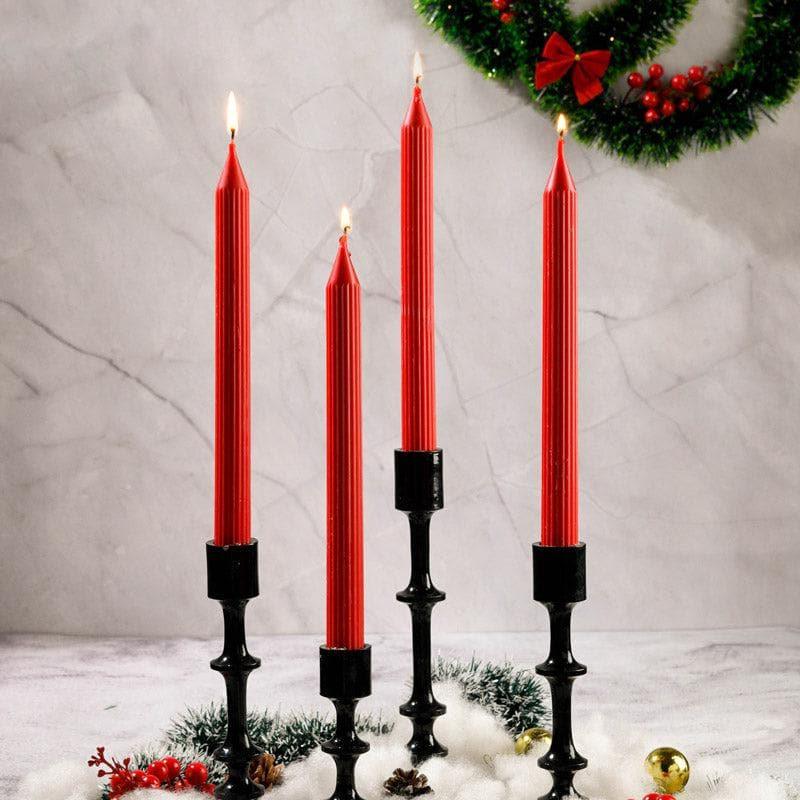 Set of 4 Guidance Taper Candles - Bergamot & Vanilla Scented media 3