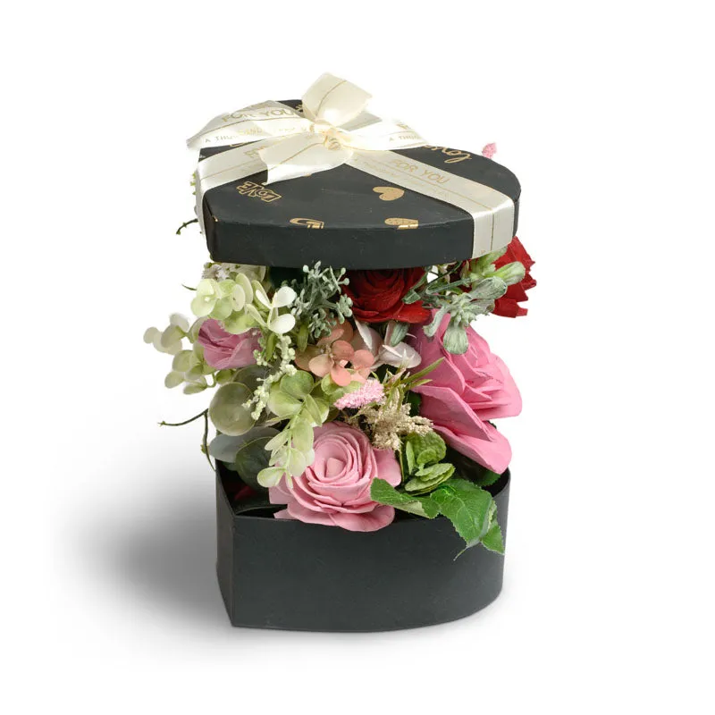 Twilight Dreams Artificial Solawood Flower Bunch With Pot media 5