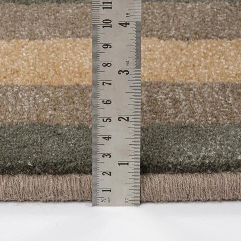 Istari Hand Tufted Geometric Wool & Nylon Carpet - Grey media 9