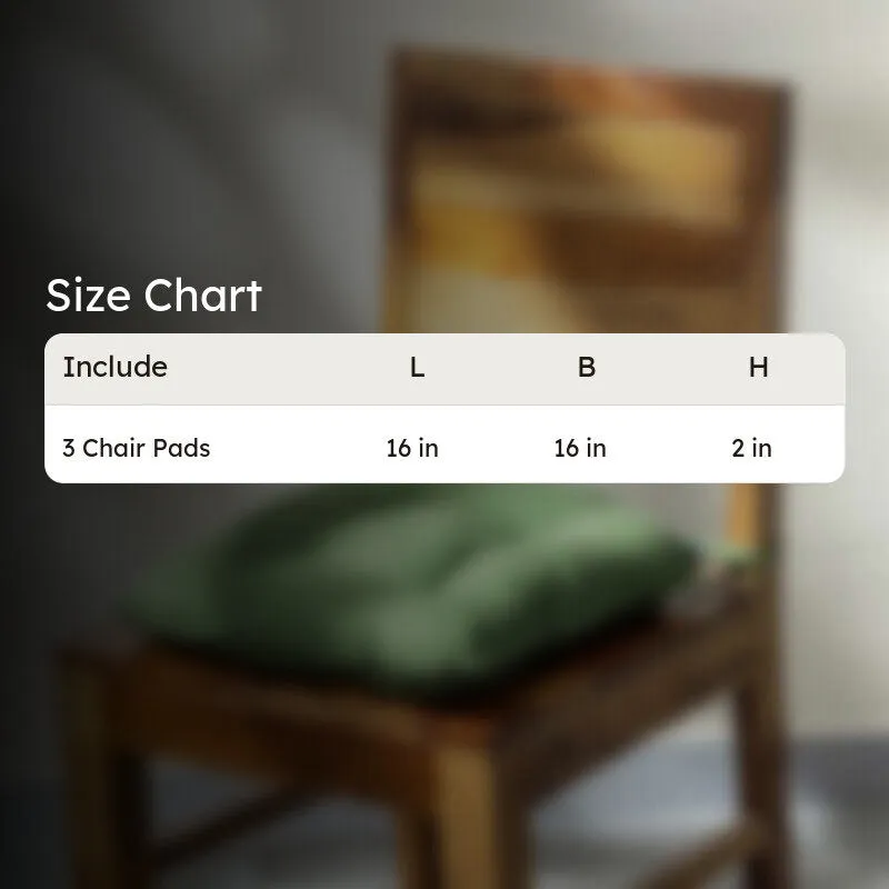 Sylvia Chair Pad (Light Green) - Set Of Three media 5