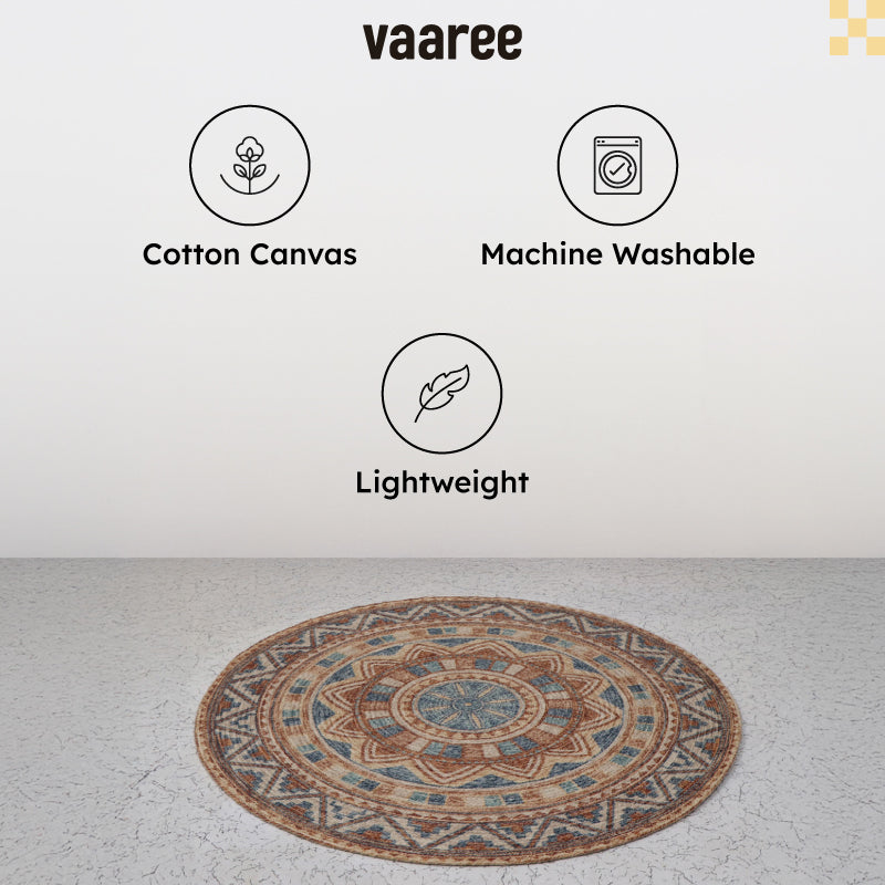 Fosho Round Cotton Rug media 7