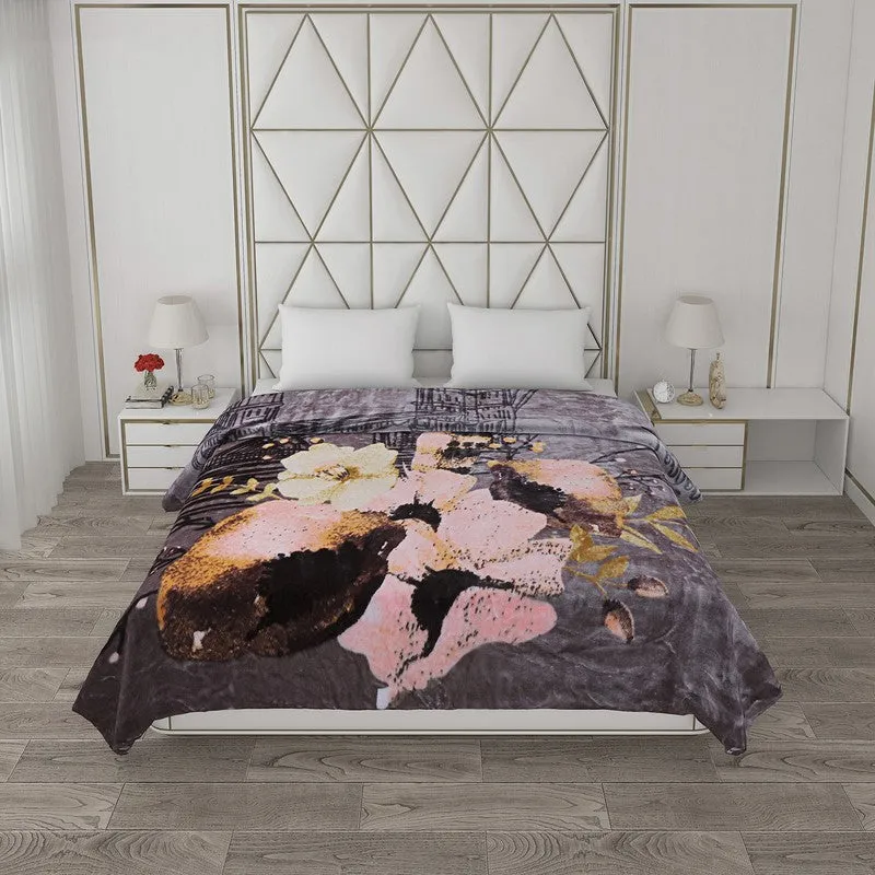 Monte Carlo Midnight Bloom Blanket - 600 GSM media 4