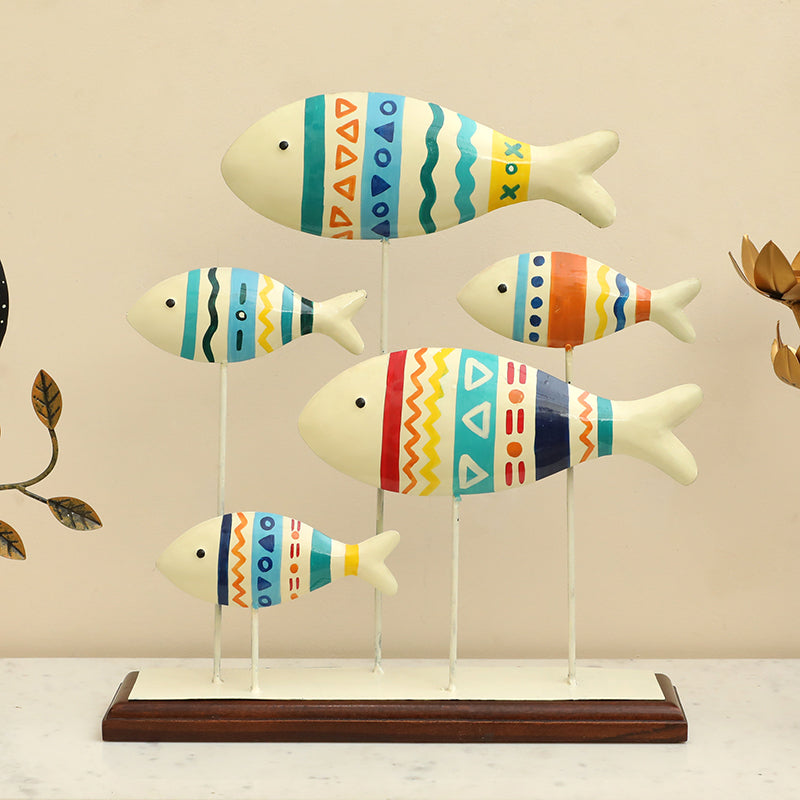 Vibrant Matsya Showpiece