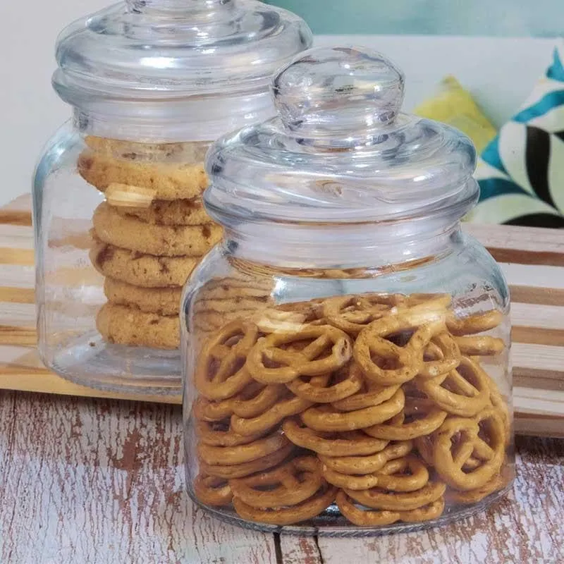 Homey Feel Storage Jar (650 mL Each)- Set of Two media 1
