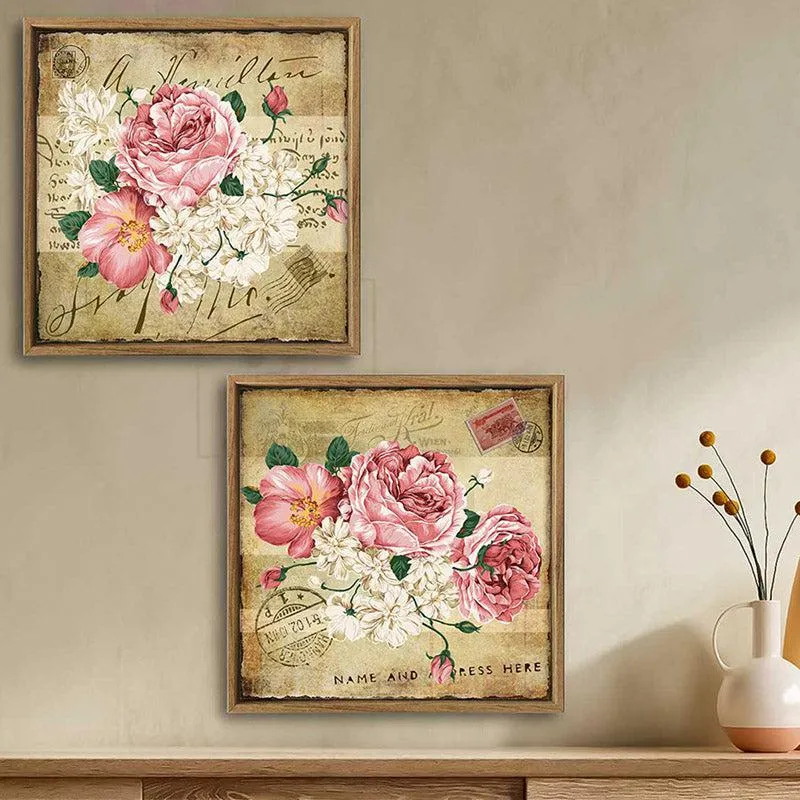 Baker Floral Wall Art - Set Of Two media 1