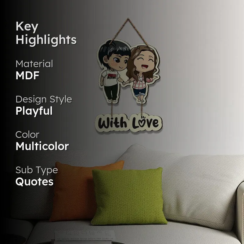 Avec Amour MDF Wall Hanging media 2