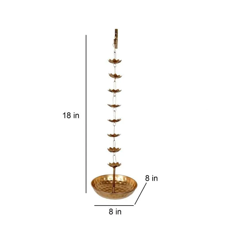 Trikshana Hanging Urli - Set Of Two media 8