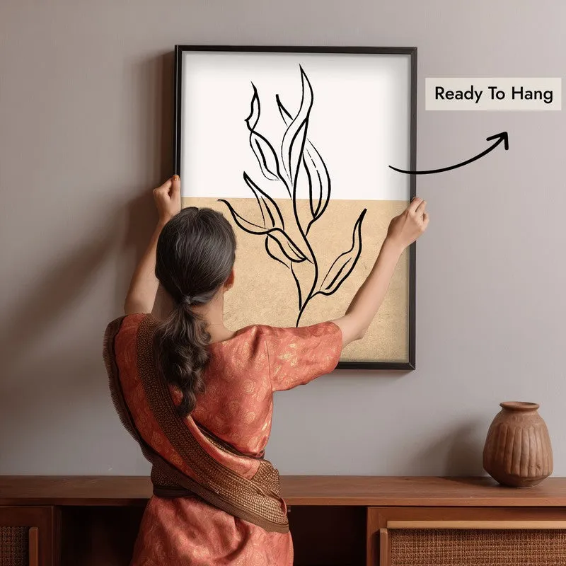 Verdantine Canvas Wall Painting With Black Frame media 6