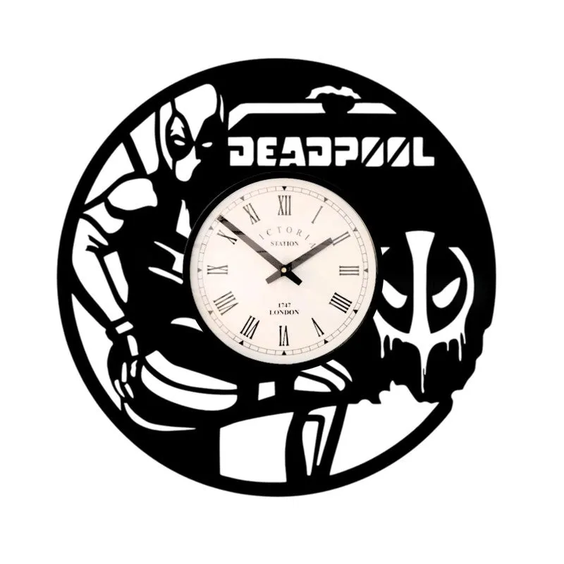 Travel Steel Analog Wall Clock - Black media 4