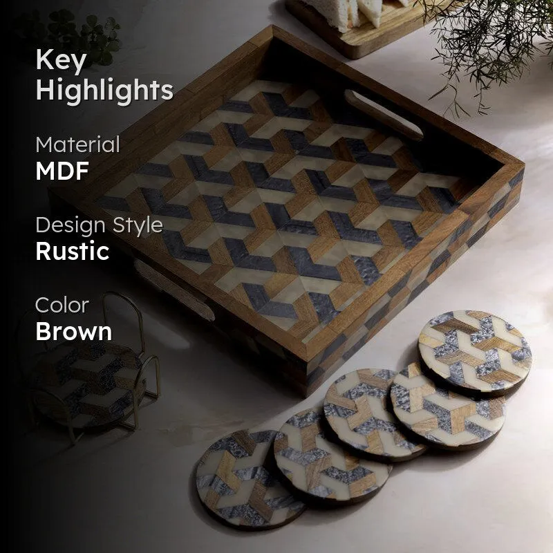 Vara Ethnic Serving Tray media 2