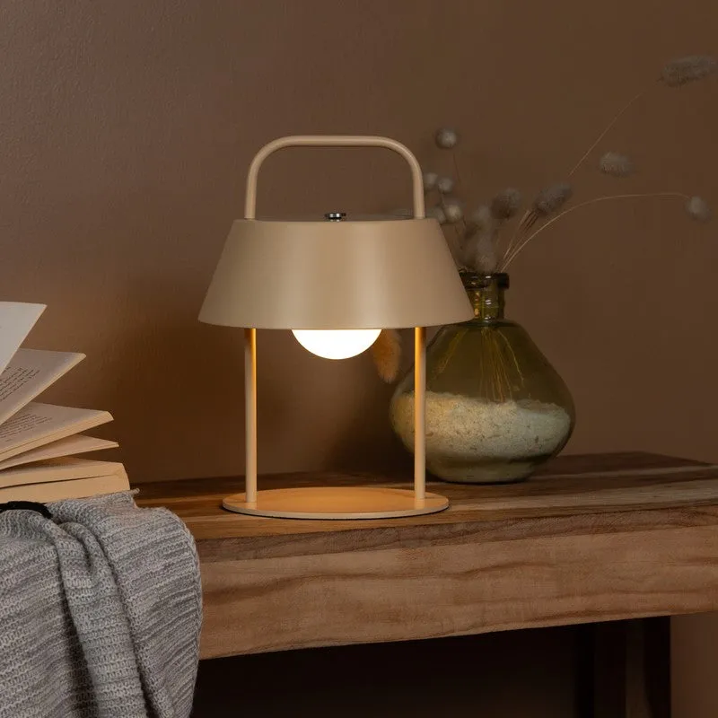 Fig Living Porto Metal Table Lamp - Beige media 7