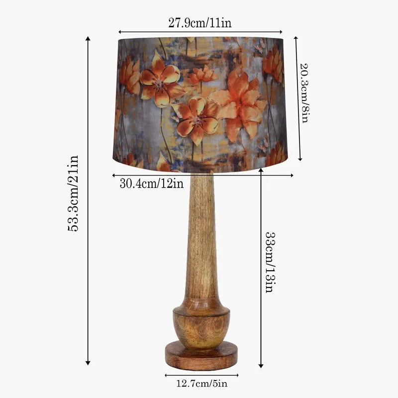 LightCrest Wooden Table Lamp - Multicolor media 7