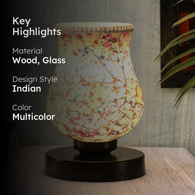 Aurine Mosaic Glass Table Lamp - Multicolor media 2