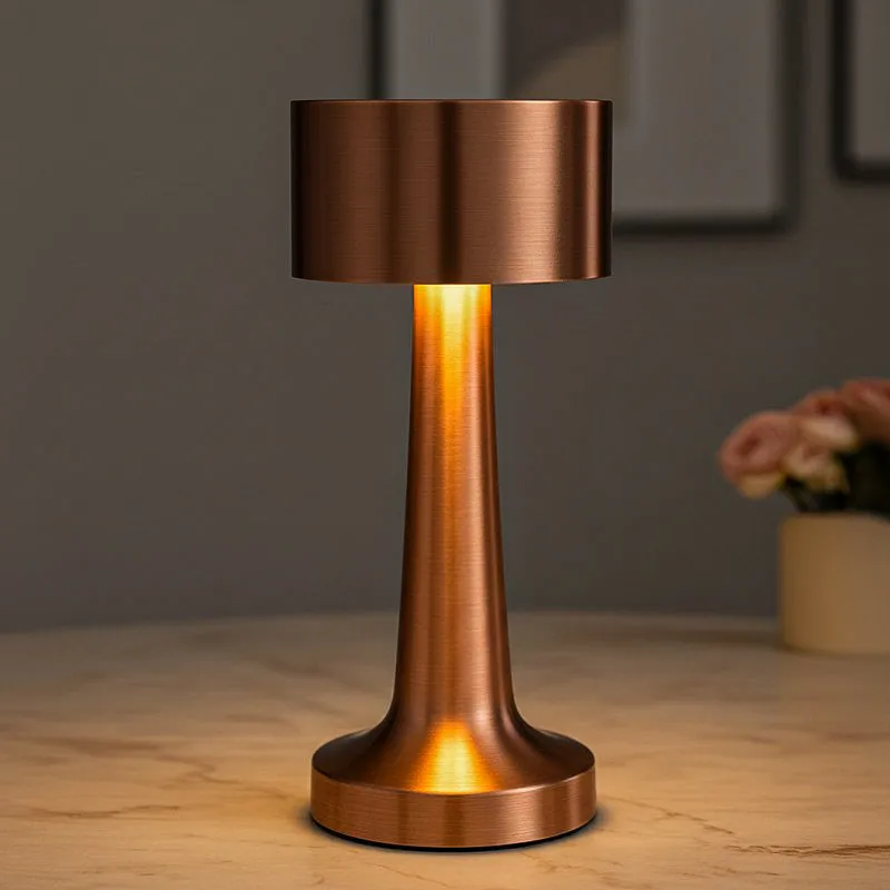 OptiLume Multi Metal Table Lamp - Rose Gold media 1