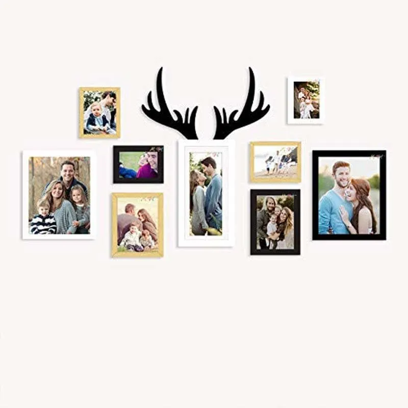 Stag Horn Photo Frame - Set Of Nine media 3