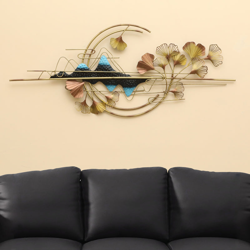 Thanatos Floral Metal Wall Accent