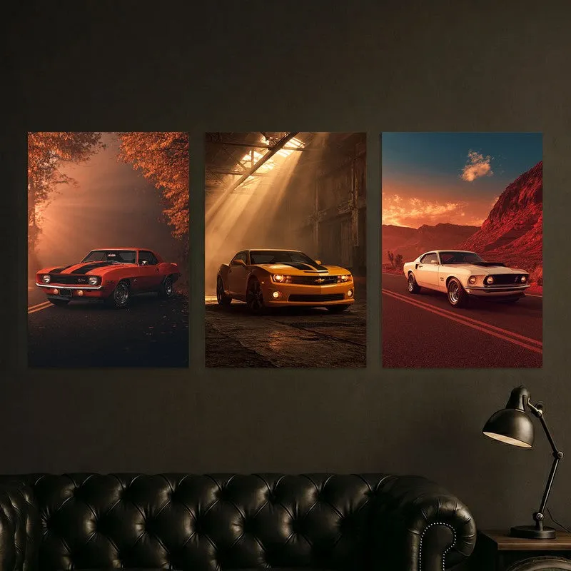 Motion Drive Cars Polymer Wall Poster media 3