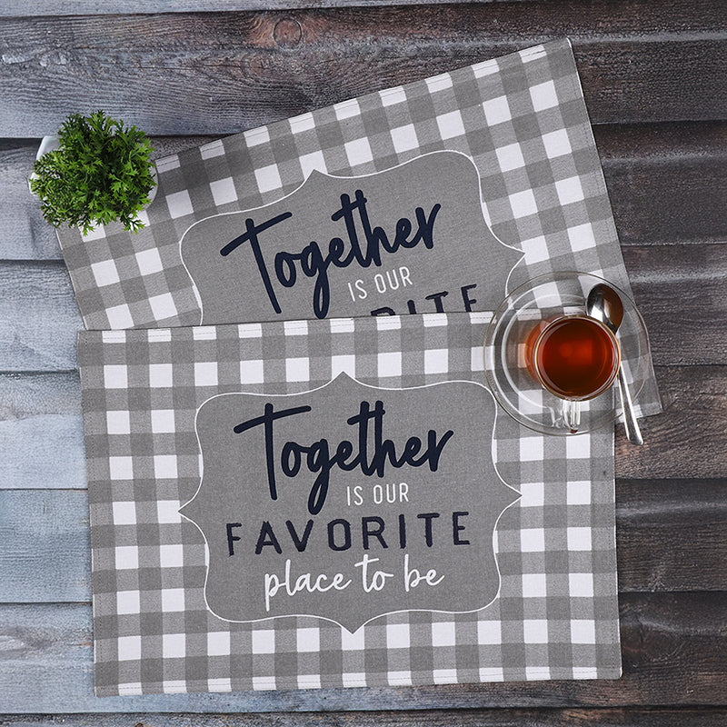 The Heart of Home Cotton Table Mat - Set Of Two