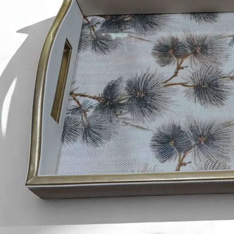 Dandelia Faux Leather Serving Tray media 5