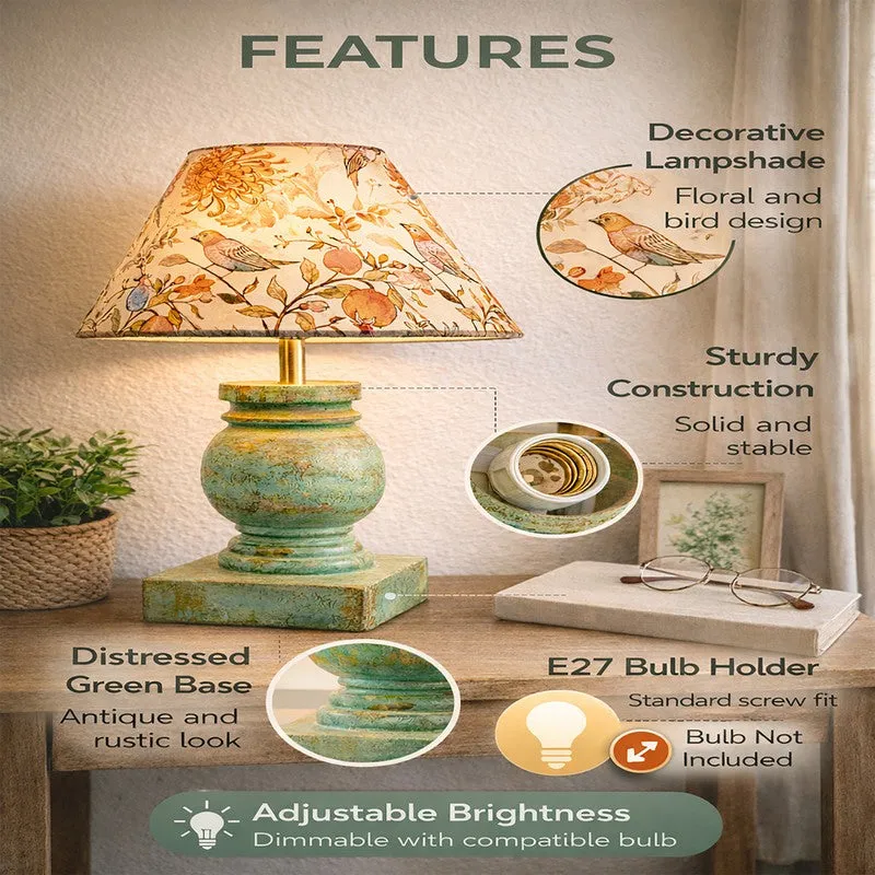 WingEcho Wooden Table Lamp media 6