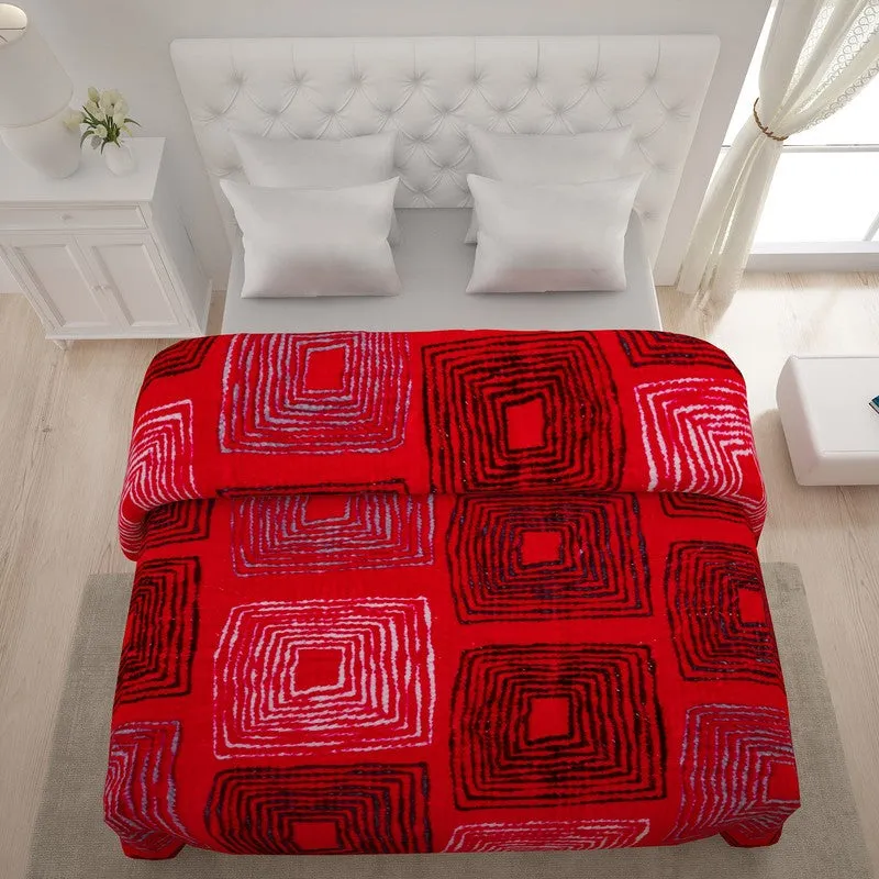 Monte Carlo Crimson Geometry Blanket - 800 GSM media 4