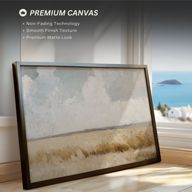 Savannah Meadows Wood Wall Art With Frame - Black media 4