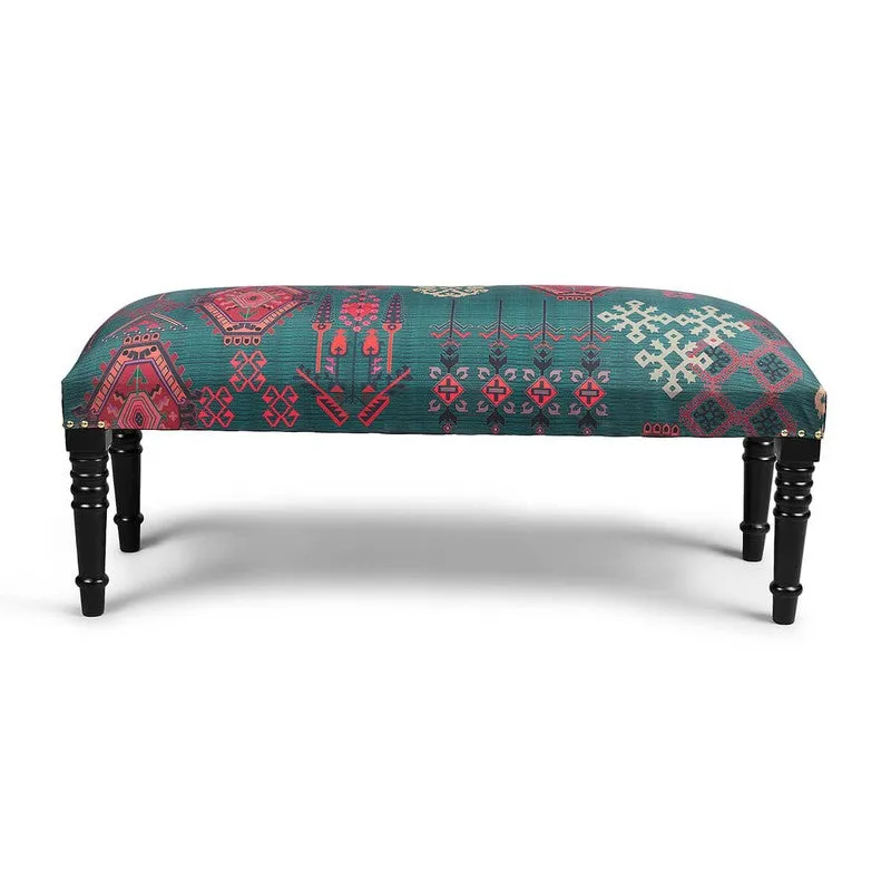 India Circus Sheesham Wood Enchanting Mirage Wooden Bench media 4