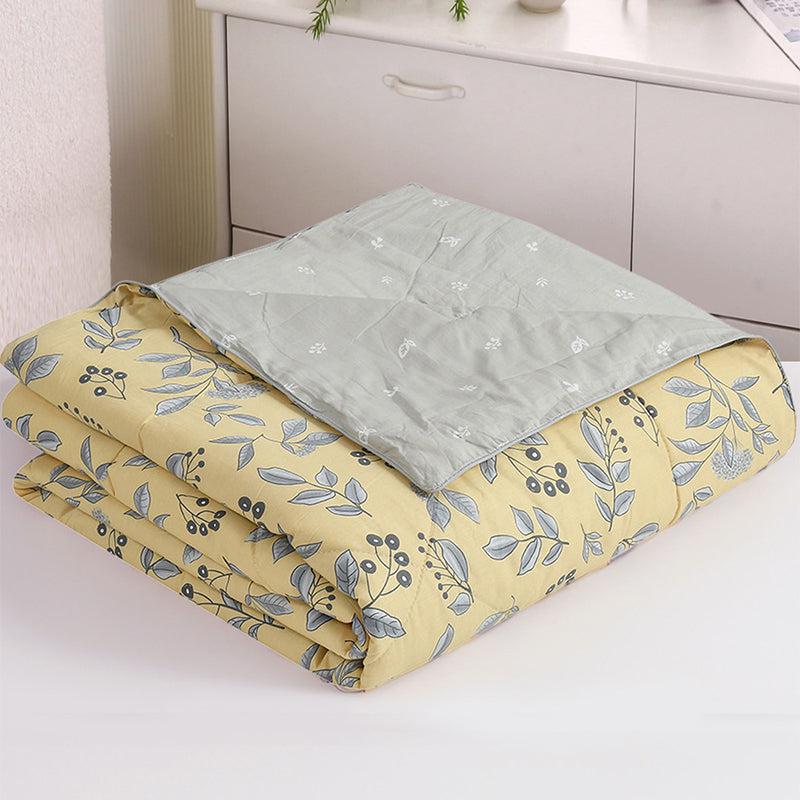 Cruz Floral Cotton Comforter  - 210 GSM media 7