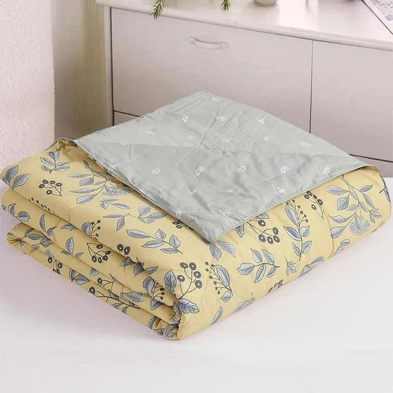 Cruz Floral Cotton Comforter - 210 GSM media 7