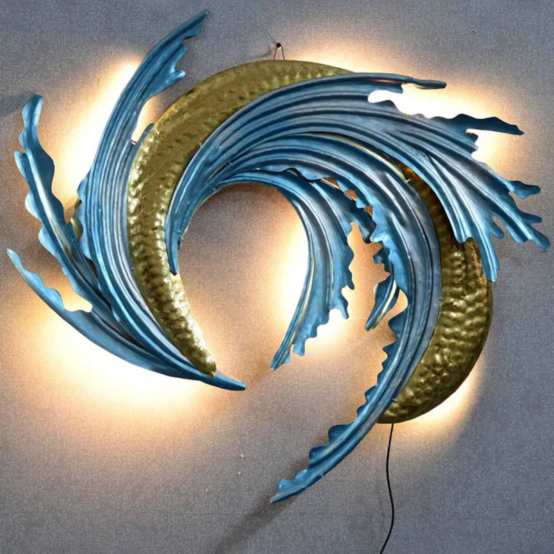Form Of Water Iron Wall Accent media 3