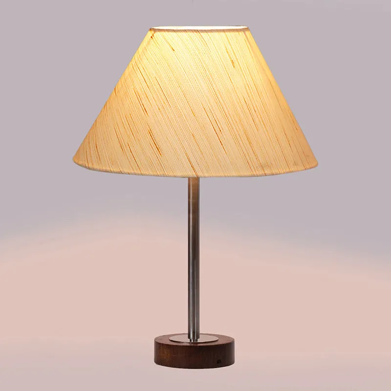 Cotin II Rodin Wooden Table Lamp - OffWhite,Silver,Brown media 5