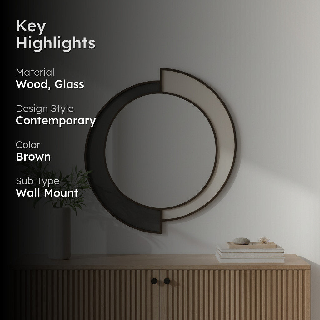 Yin-Yang Of Reflections Wall Mirror media 2