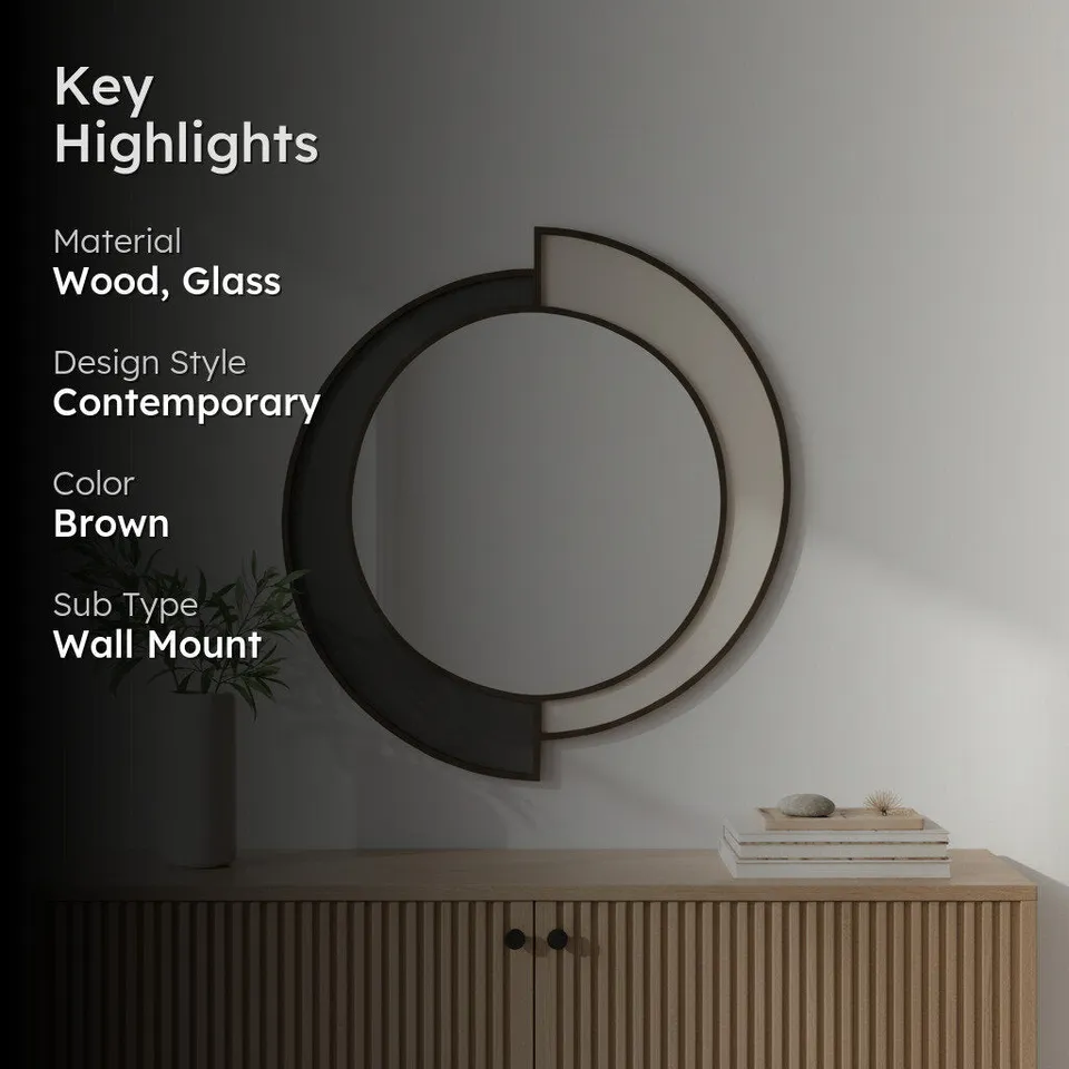 Yin-Yang Of Reflections Wall Mirror media 2