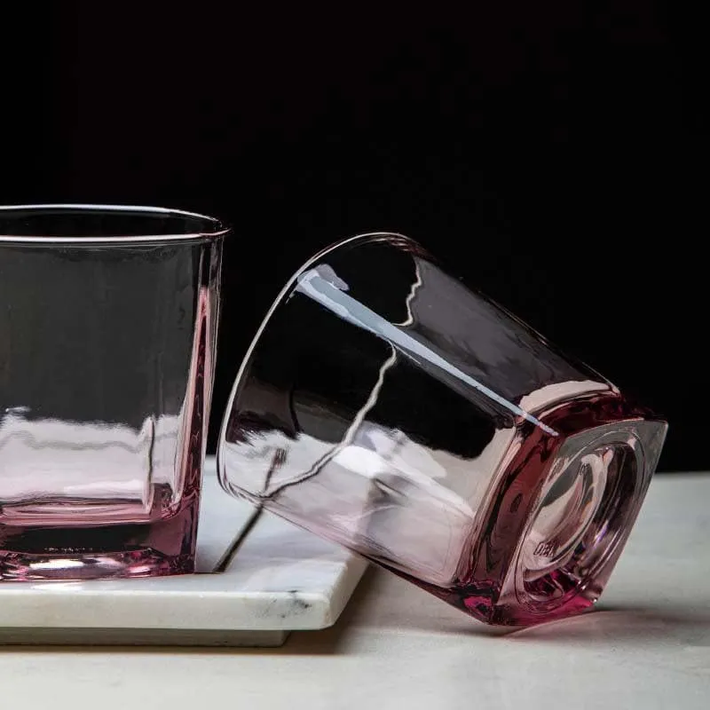 Sleek Cut Brown Glass Tumbler (170 ML) - Set Of Six media 5