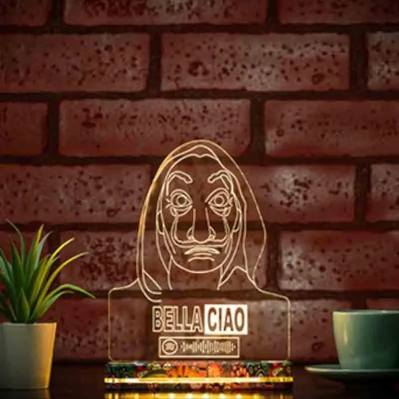 The Professor Acrylic Table Lamp - Transparent media 1