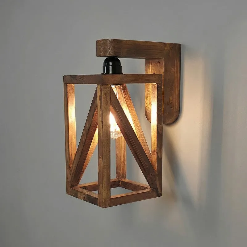 Ocelis Wooden Wall Lamp media 6