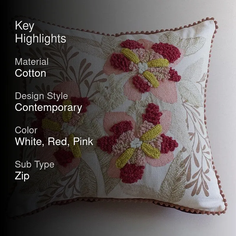 Sienna Embroidered Cushion Cover media 2