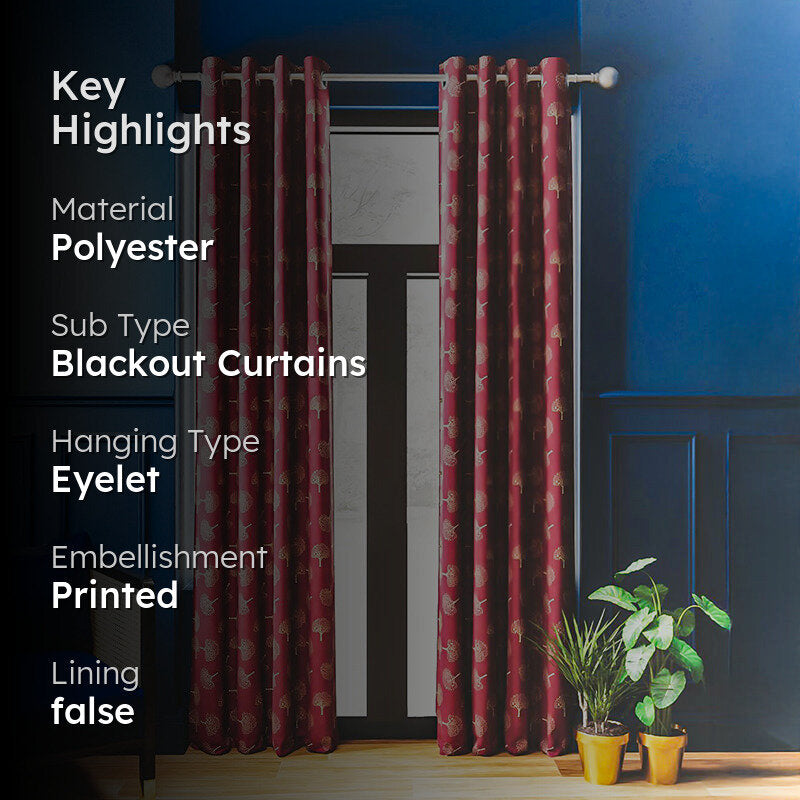 Ailith Polyester Blackout Curtain - Set Of Two media 2