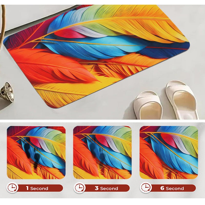 Vivid Plume Anti Skid Bath Mat media 5