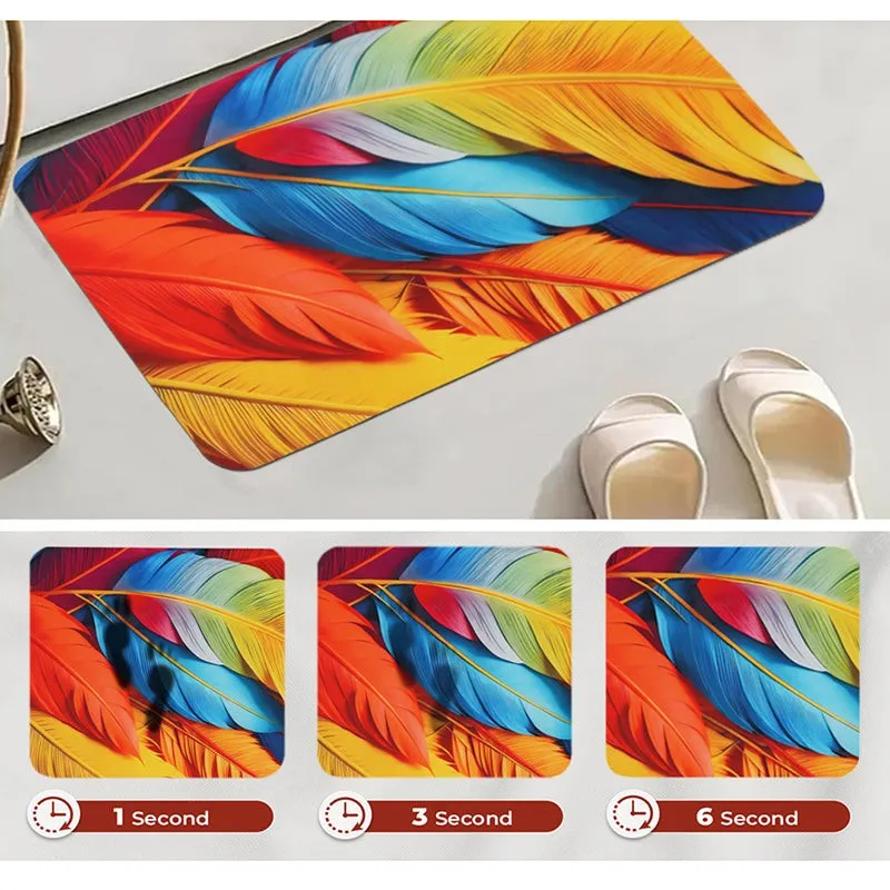 Vivid Plume Anti Skid Bath Mat media 5