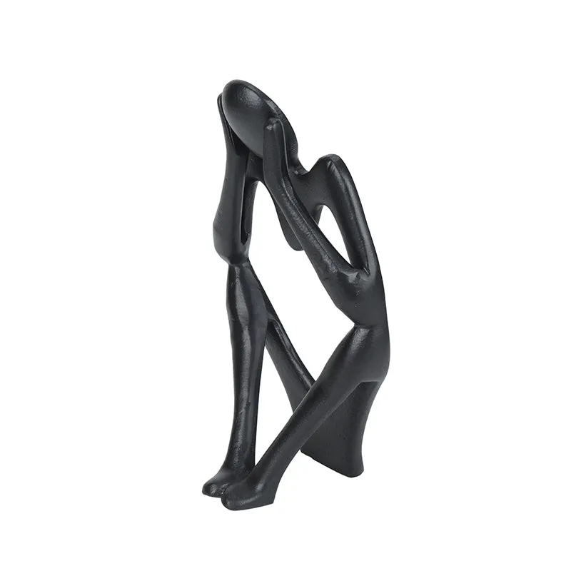 Echo Of Silence Aluminium Showpiece - Black media 5