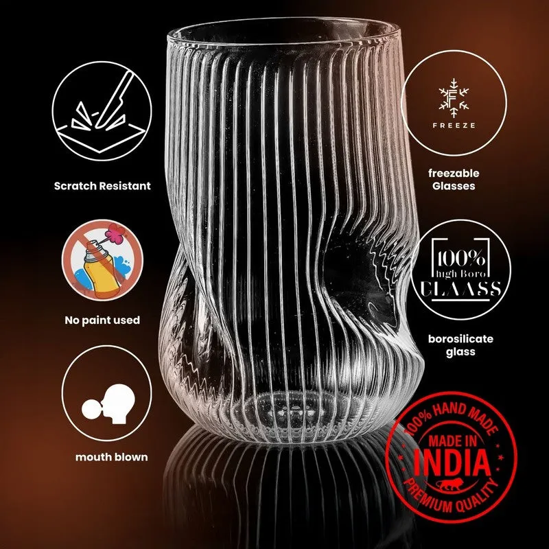 Obsidian Whiskey Glass(380 mL) - Set Of Six media 5