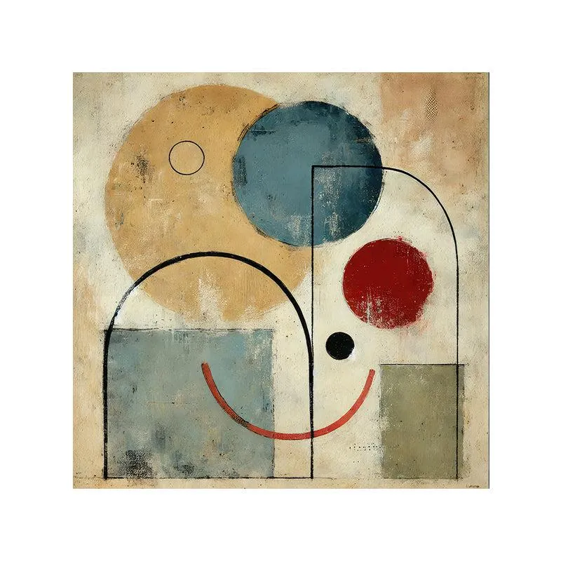 Colorful Geometry Wall Painting media 4