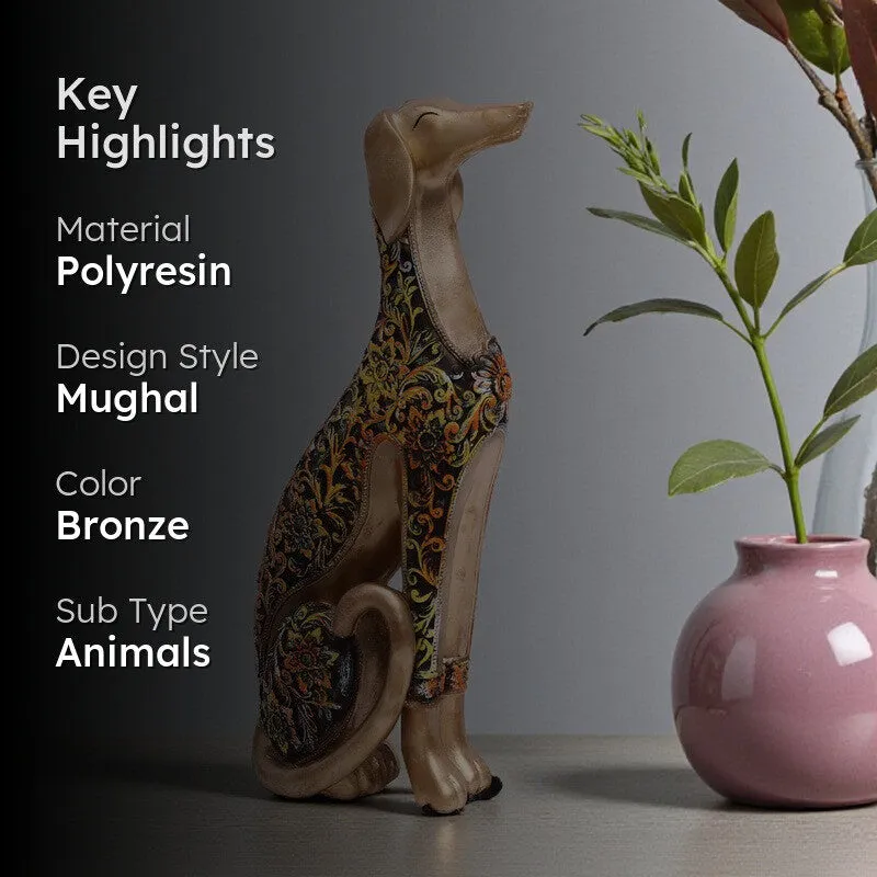 Royal Dog Polyresin Showpiece (14 inches) media 2