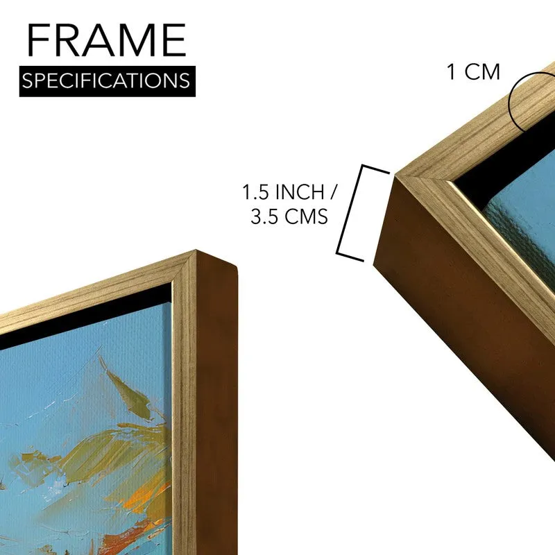 Seaside Groove Canvas Wall Painting With Frame media 8