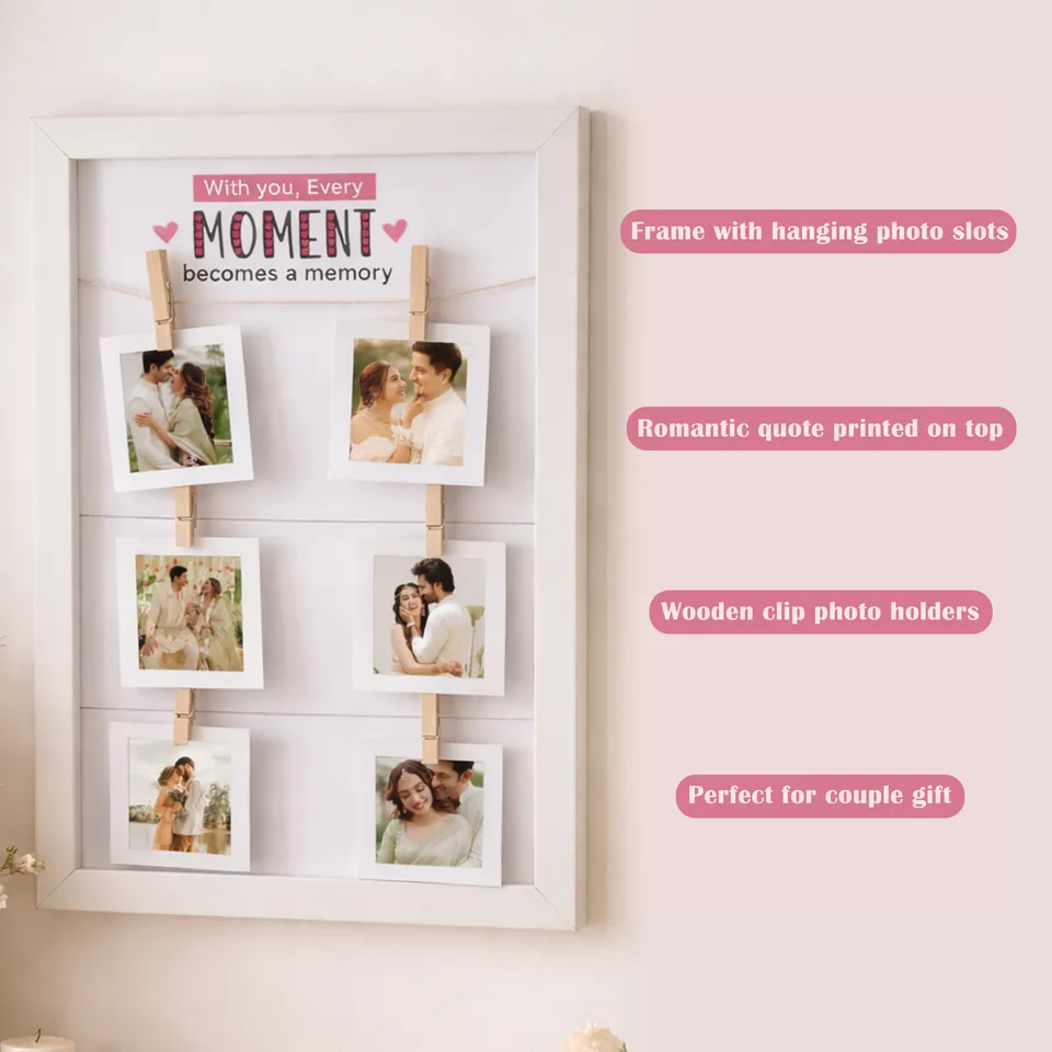 TimelessThread MDF Photo Frame - White media 1