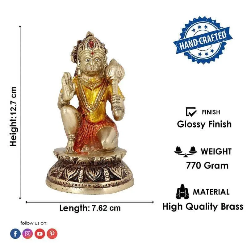 Shri Hanuman Brass Idol media 4