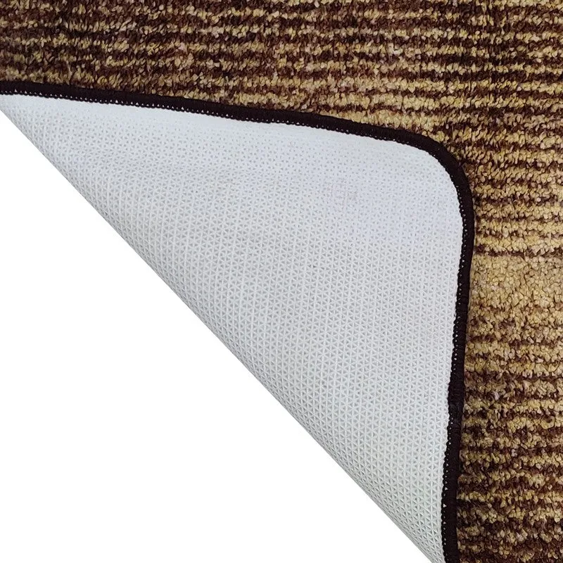 Quyren Abstract Micro Fiber Area Rug - Brown media 5