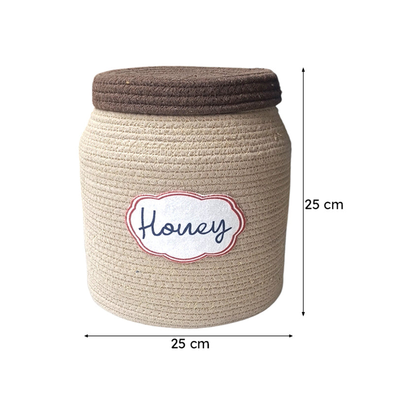 Honey Pot Cotton Storage Basket media 7